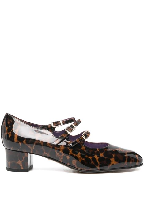 Brown 40mm Kina leopard-print buckled pumps Carel paris - women CAREL PARIS | KINA22331600BRWN